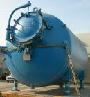 Used DeDietrich Glass Lined Reciever Tank, 1000 gallon, 3008 blue glass, horizontal. Approximately 60
