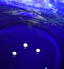 Used DeDietrich Glass Lined Reciever Tank, 1000 gallon, 3008 blue glass, horizontal. Approximately 60