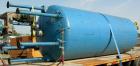 Used Glascote glass lined tank, 3000 gallon, vertical. Approximately 72