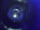 Used Glascote glass lined tank, 3000 gallon, vertical. Approximately 72