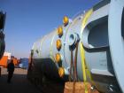 Unused-Vertical Glass Lined Storage Tank, PCW 11,900 Gallon. 87 psig or full vacuum at -20 deg F to 350 deg F, 9119 dark blue Glasteel 9 = 9115 glass, PLUG FREE and factory tested at 20,000 volts, 30...