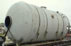 Used Pfaudler Glass Lined Chemstor Pressure Tank, 10,200 gallon, model CV-126-10200, 9119 blue glass, vertical. 126