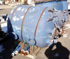 Used Pfaudler Glass Lined Receiver Tank, 350 Gallon, Model CVC48-350-50, 9115 Blue Glass, Vertical. 48