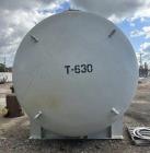 Used- 6,000 Gallon GMM Pfaudler Glass Lined Horizontal Chemstore Receiver Tank