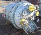 Used Pfaudler Glass Lined Reciever, 200 gallon, 9125 white glass. Internal rated 100 psi and full vacuum at 450 deg F. Clamp top, dish bottom. Serial #R293-0753, National Board #47238, built 1993.