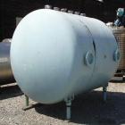 Used- Pfaudler Glass Lined Tank, 2000 gallon, 9114 blue glass, horizontal. Approximately 84