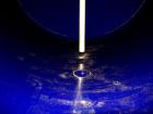 Used Pfaudler Glass Lined Tank, 2000 gallon, 9114 blue glass, horizontal. Approximately 84