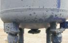 Used Pfaudler glass lined receiver tank, 100 gallon, type 9115 glass, vertical. Approximate 32