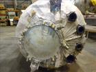 Used Pfaudler Glass Lined Tank, 1000 Gallon, 9119 Blue Glass, Vertical.