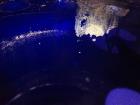 Used Pfaudler Glass Lined Tank, 1000 Gallon, 9119 Blue Glass, Vertical.