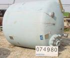 Used Pfaudler Closed Top Glass Lined Receiver Tank, 2000 Gallon, Type 5014 Glass, Vertical. 83
