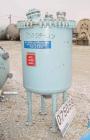 USED: Pfaudler glass lined receiver tank, 100 gallon, 3315 glass, vertical. Approximate 30