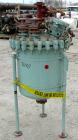 Used Pfaudler Glass Lined Receiver Tank, 50 Gallon, 9115 Glass, Vertical. Approximately 24