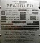 Used Pfaudler Glass Lined Receiver Tank, 50 Gallon, 9115 Glass, Vertical. Approximately 24