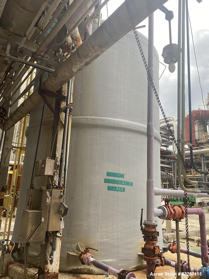 Used 36,400 Gallon Fiberglass Storage Tank – Fabricated Plastics, Derakane 510A, Built 2009