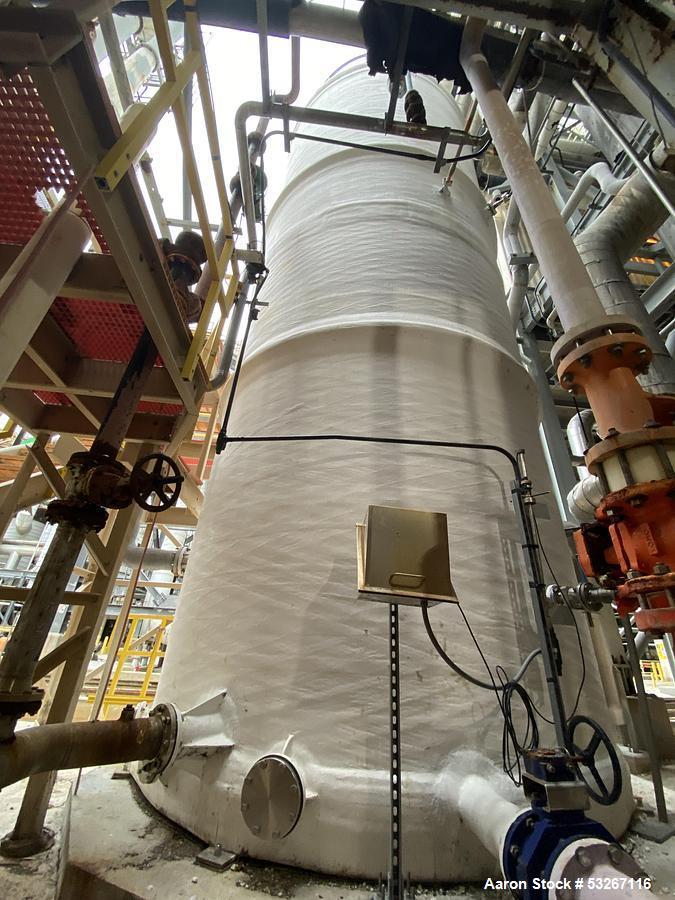 Used 27,000 Gallon Vertical Fiberglass Storage Tank – All Plastics & Fiberglass, Derakane 411, Built 2022