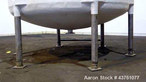 Used Air Plastics Fiberglass Storage Tank, 2050 Gallons, Vertical. Approximate 84" diameter x 80" straight side, dished top and bottom. Fabricated in accordance with ASTM D-3299, filament wound vesse...