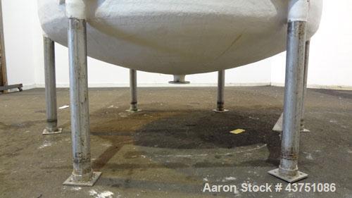 Used Air Plastics Fiberglass Storage Tank, 2050 Gallons, Vertical. Approximately 84" diameter x 80" straight side, dished top and bottom. Fabricated in accordance with ASTM D-3299, filament wound ves...