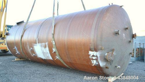 Used- Air Plastics Fiberglass Storage Tank, 22036 Gallons, Vertical. Approximately 132" diameter x 364" straight side, dishe...