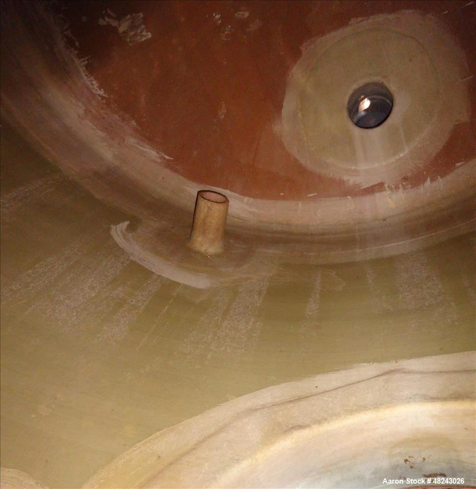 Used Augusta Fiberglass Tank, 1,930 Gallon, Vertical.