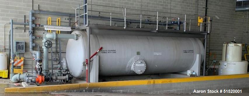 Used Augusta Fiberglass 10,000 Gallon Fiberglass Tank