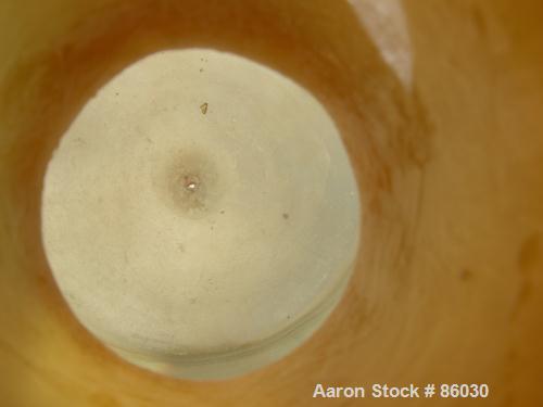 Used Empire Fibergalss Products Tank, 100 Gallon, Fiberglass, Vertical. Approximate 30" diameter x 32" straight side. Dish top and bottom. Openings: top (2) 2-1/4", 3", 6"; 2" center bottom outlet. M...