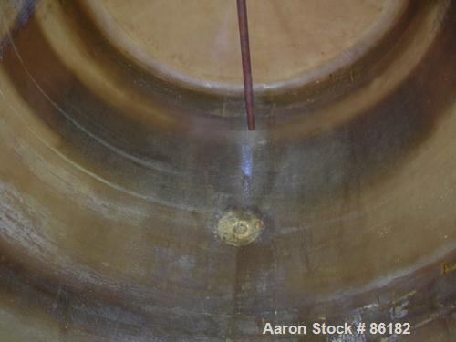 USED: Empire Products tank, 1200 gallon, fiberglass, horizontal. Approximate 58" diameter x 92" straight side. 1 dished end, 1 flat end. Top openings: (4) 3" flange, (1) 24" manway with bolt-on cover...