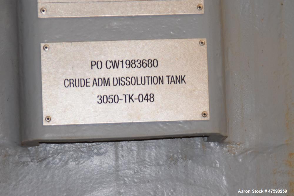 Unused- MWF Midwestern Fabricators Tank, 12,000 Gallon, Hetron 992 FR Vinyl Ester Resin, Vertical. 156” Diameter x 156” straight side, flat top & bottom. Serial# 5799-B25, built 2012.