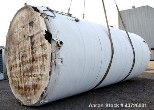 Used Plas-Tanks Industries Tank, 24,000 Gallon, Derakane 411-350 Resin, Vertical. 144”Diameter x 341” straight side. Dished top, flat bottom. Internal liner veil 10-20 Mil C Class, rated .5 psi at 10...