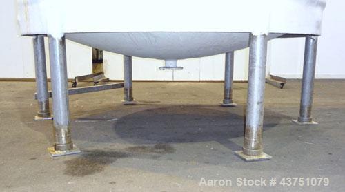Used Ohio GRP Fiberglass Storage Tank, 2000 Gallons, Vertical. Approximate 84" diameter x 76" straight side, dished top and bottom. Liner & resin 1 ply "C" veil/ Atlac 4010-A. 1.3 Specific gravity, r...