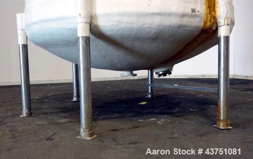 Used Ohio GRP Fiberglass Storage Tank, 2000 Gallons, Vertical. Approximately 84" diameter x 76" straight side, dished top and bottom. Liner and resin 1 ply "C" veil/ Atlac 4010-A. 1.3 Specific gravit...
