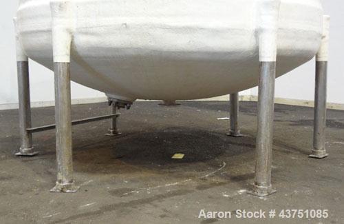 Used Ohio GRP Fiberglass Storage Tank, 2000 Gallons, Vertical. Approximately 84" diameter x 76" straight side, dished top and bottom. Liner and resin 1 ply "C" veil/ Atlac 4010-A. 1.3 Specific gravit...
