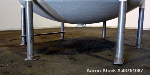 Used Ohio GRP Fiberglass Storage Tank, 2000 Gallons, Vertical. Approximately 84" diameter x 76" straight side, dished top and bottom. Liner and resin 1 ply "C" veil/ Atlac 4010-A. 1.3 Specific gravit...