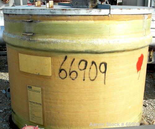 Used Owens Corning 1000 Gallon Fiberglass Vertical Storage Tank.