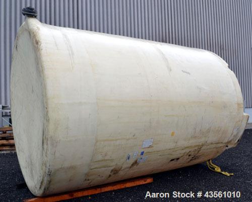 Used 7300 Gallon Polypropylene Poly Processing Company Tank