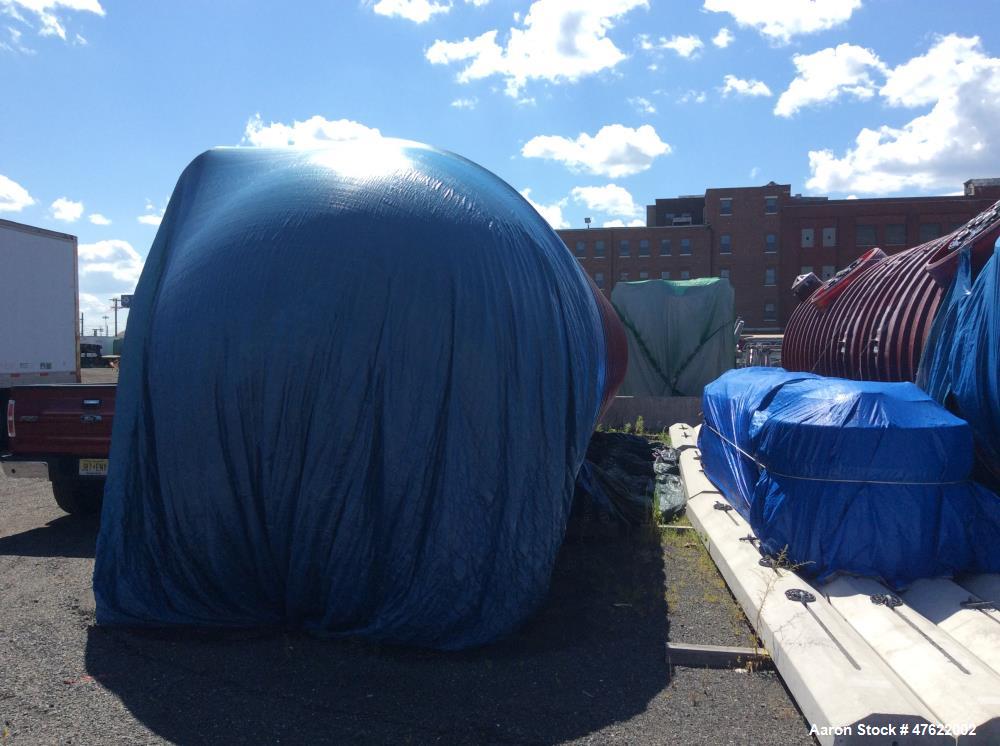 Unused- Xerxes Double Wall 25,000 Gallon Fiberglass Fuel Tank. 10' double wall frp tank. (3) 22" manway - dw, (3) 48" containment collars, 6" ht, (3) 48" x 36" frp flat-sided sump with 26" watertight...
