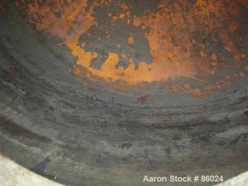 USED: Xerxes Corp tank, 1868 gallon, fiberglass (Derakane 411), vertical. Approximately 102" diameter x 40" straight side. Dished top and bottom. Rated to 160 deg F. Off center top entering Lightnin ...