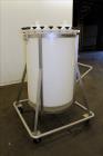 Used Plastic Tank, Approximate 150 Gallon, Vertical.