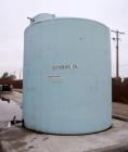 Used Polypropylene Tank, Approximate 9,000 Gallon, Vertical