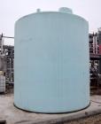 Used Polypropylene Tank, Approximate 9,000 Gallon, Vertical