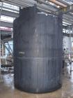 Used SII Snyder Polypropylene Tank, 3000 Gallon, Vertical. Approximate 90