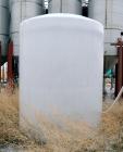 Used Ace Roto Mold Polypropylene Tank, Approximately 3000 Gallon, Vertical. Approximately 84