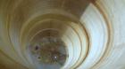Used Air Plastics Fiberglass Storage Tank, 22036 Gallons, Vertical. Approximately 132