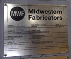 Unused- MWF Midwestern Fabricators Tank, 24,000 Gallon, Hetron 992 FR Vinyl Ester Resin, Vertical. 16’ Diameter x 16’ straight side, slight coned top, flat bottom. Serial# 5799-B33, built 2012.