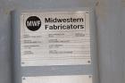 Unused- MWF Midwestern Fabricators Tank, 12,000 Gallon, Hetron 992 FR Vinyl Ester Resin, Vertical. 156” Diameter x 156” straight side, flat top & bottom. Serial# 5799-B25, built 2012.