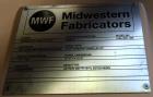 Unused- MWF Midwestern Fabricators Tank, 11,500 Gallon, Hetron 992 FR Vinyl Ester Resin, Vertical. 156” Diameter x 144” straight side, flat top & bottom. Serial# 5799-B28, built 2012.