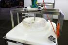 Used Millipore Plastic Mix Tank, Approximate 110 Gallon, Vertical.