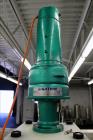 Used Millipore Plastic Mix Tank, Approximate 110 Gallon, Vertical.