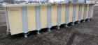 Used Plastic Rectangular Tank, Approximately 2800 Gallons.  58-1/4