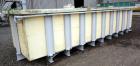Used Plastic Rectangular Tank, Approximately 2800 Gallons.  58-1/4